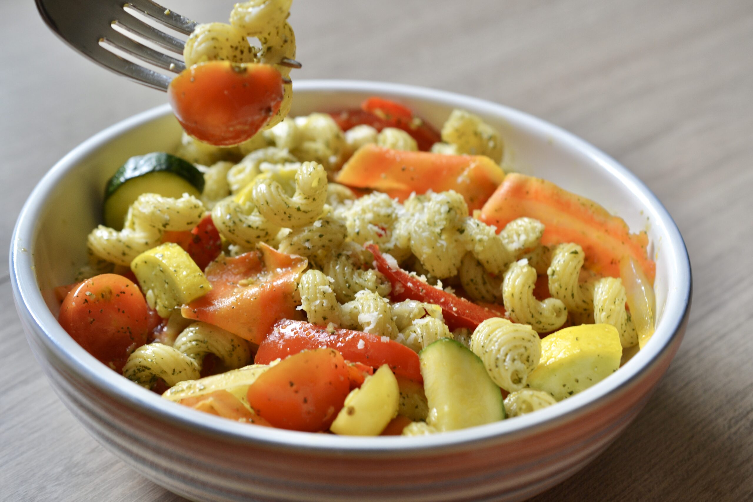 Pasta Primavera with Homemade Pesto