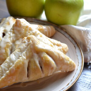 Apple Turnovers with Maple Icing
