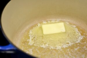 melting butter